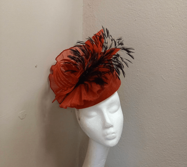 ❤️Jane Black and Red Headpiece