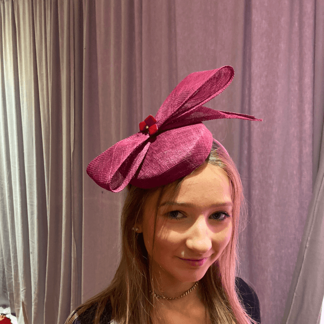 💕Cara magenta headpiece 