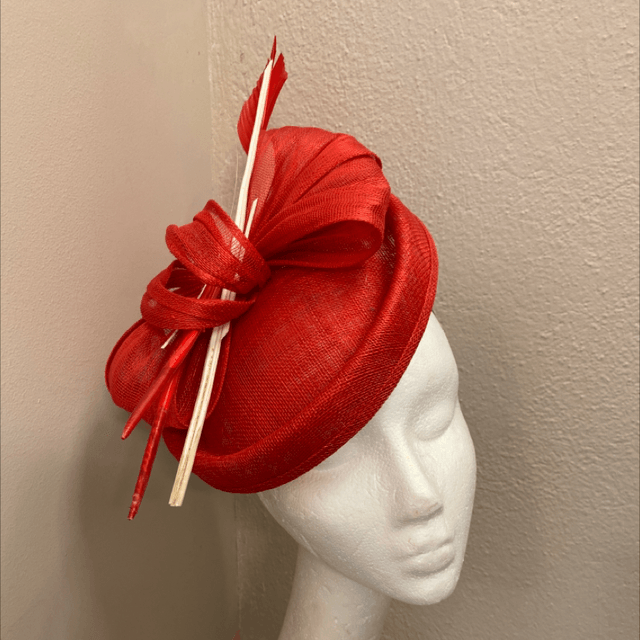 ❤️Ella Red and white Headpiece