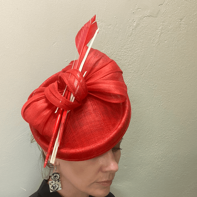 ❤️Ella Red and white Headpiece